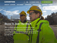 Tablet Screenshot of luckstone.com